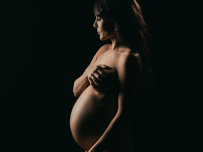 Foto embarazada desnuda.