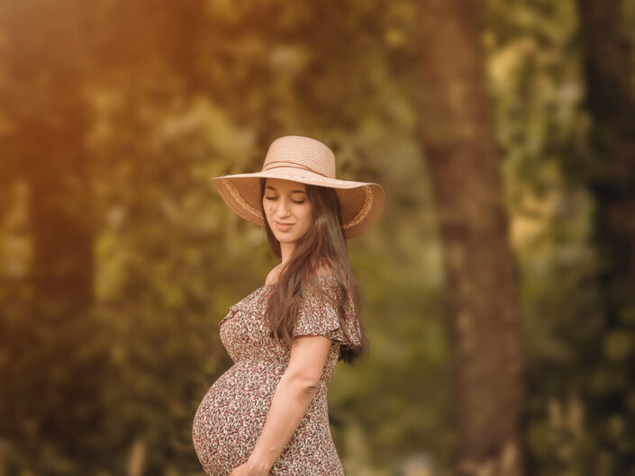 Foto embarazada en Baixo Miño