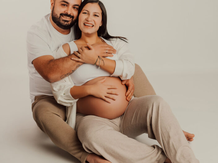 Foto de embarazo en estudio Vigo